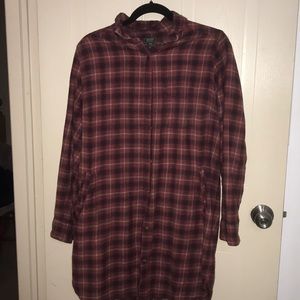 Roots Red Plaid dress w/ pockets